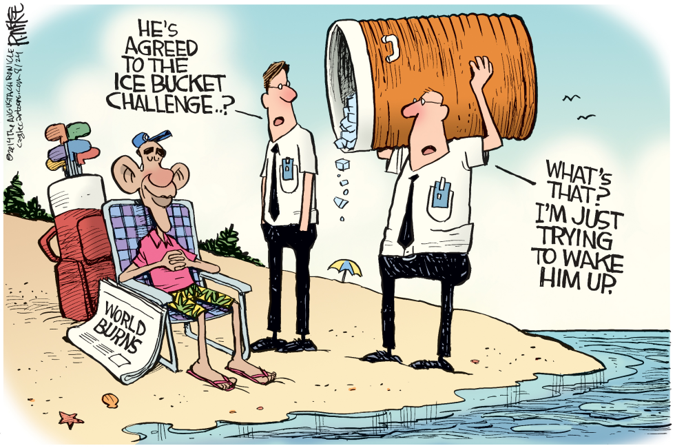 Obama Ice Bucket Challenge COLOR