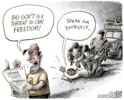 BIG GOVERNMENT  by Adam Zyglis