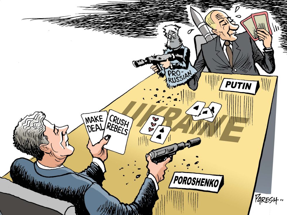 Putin and Poroshenko COLOR