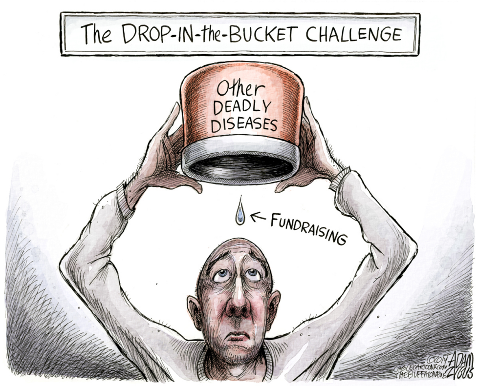  BUCKET CHALLENGE by Adam Zyglis