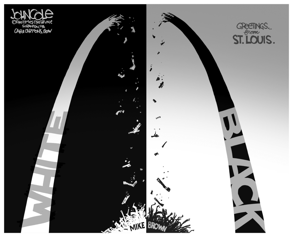 Greetings from St Louis BW