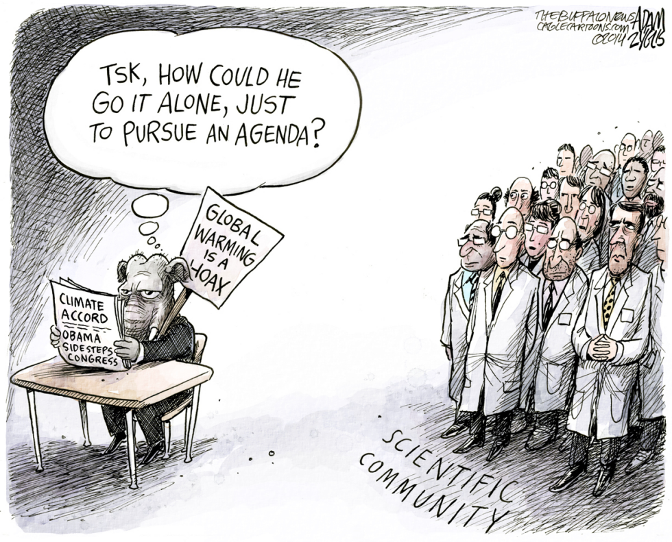  CLIMATE CHANGE ACCORD by Adam Zyglis