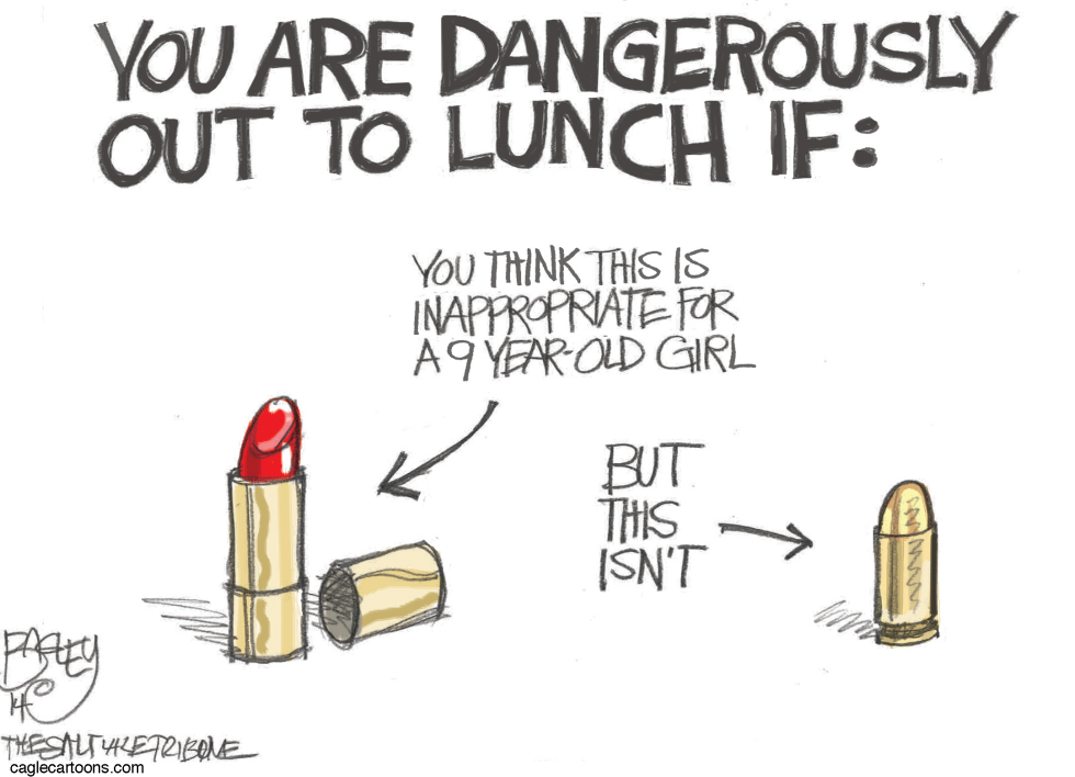  MY LITTLE UZI by Pat Bagley