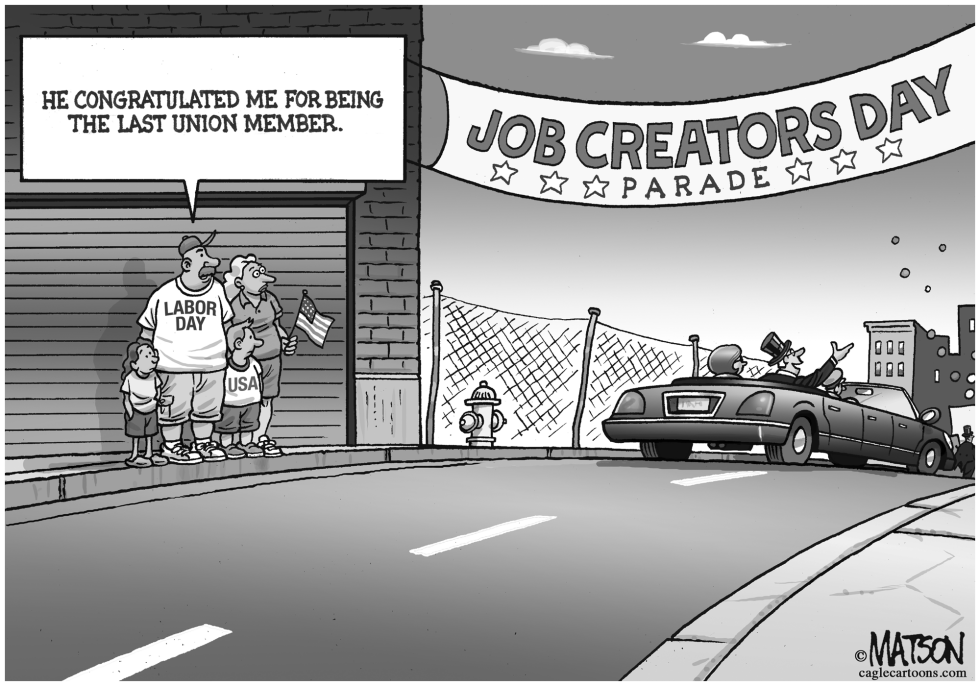  LABOR DAY PARADE FOR JOB CREATORS by RJ Matson