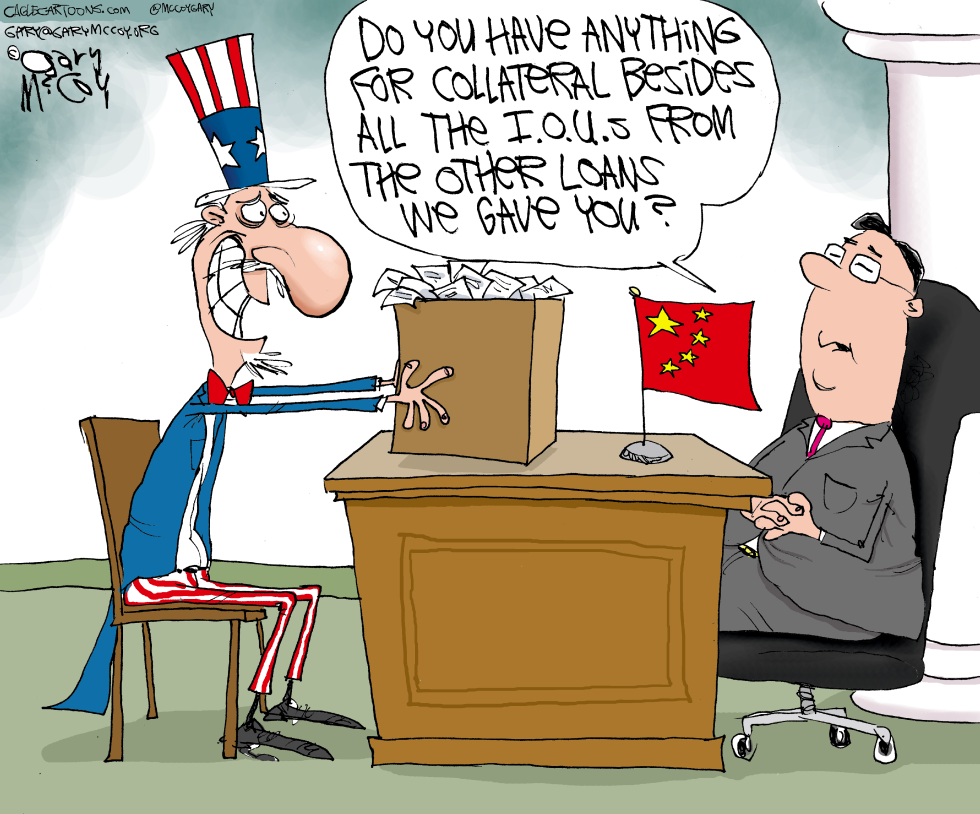 US Owes China COLOR