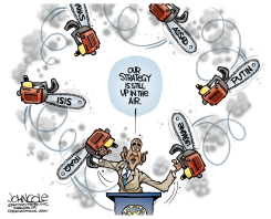 JUGGLING CHAINSAWS  by John Cole