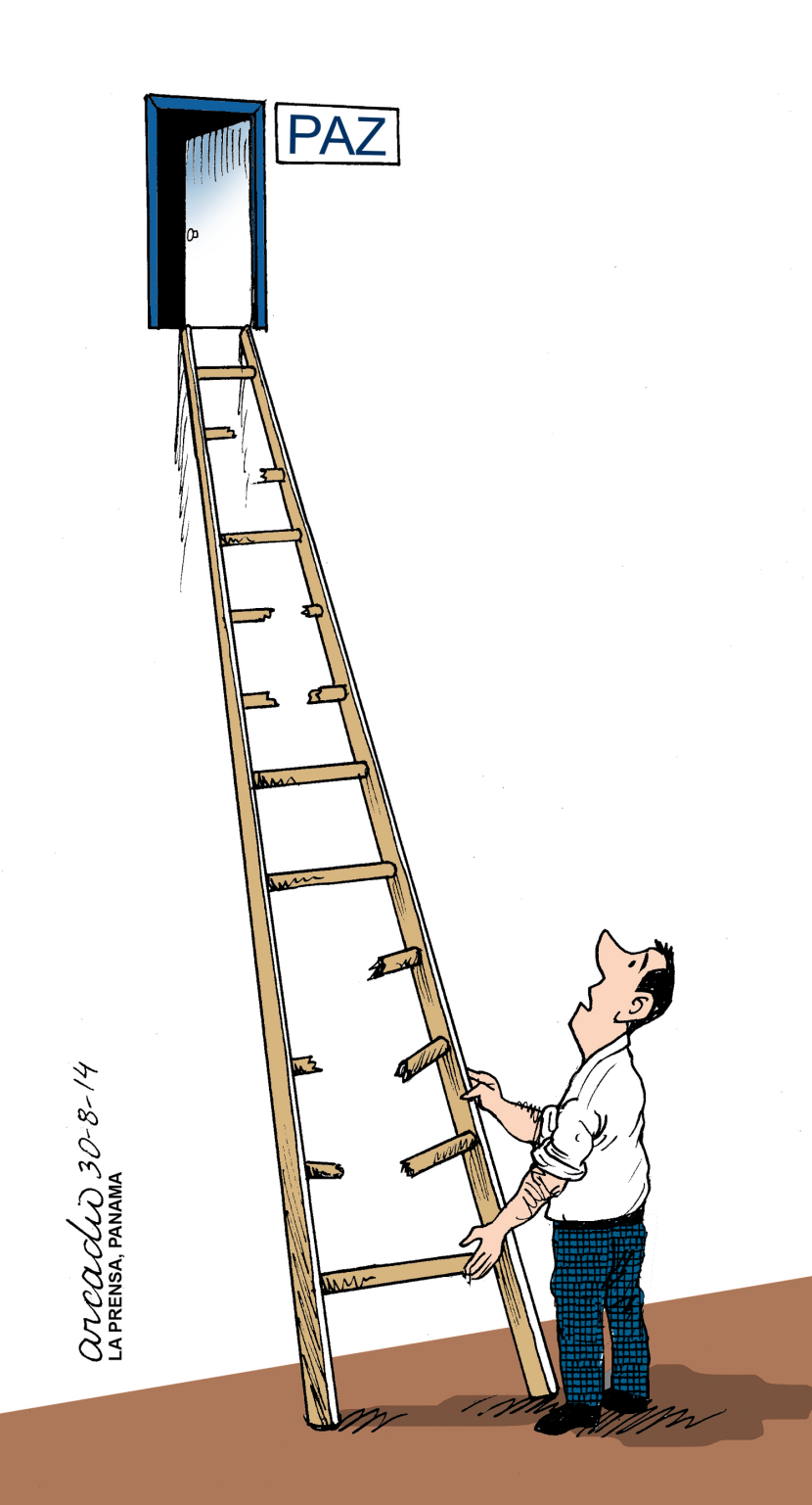Difícil acceso a la paz