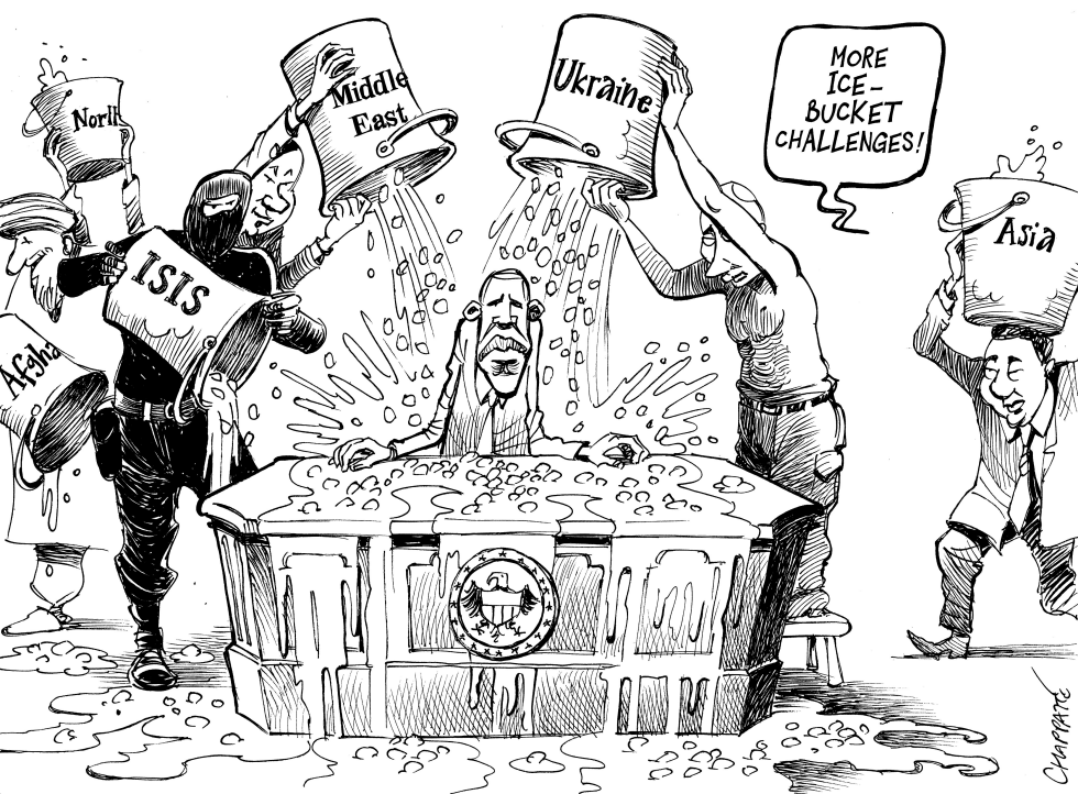  OBAMA'S CHALLENGES by Patrick Chappatte