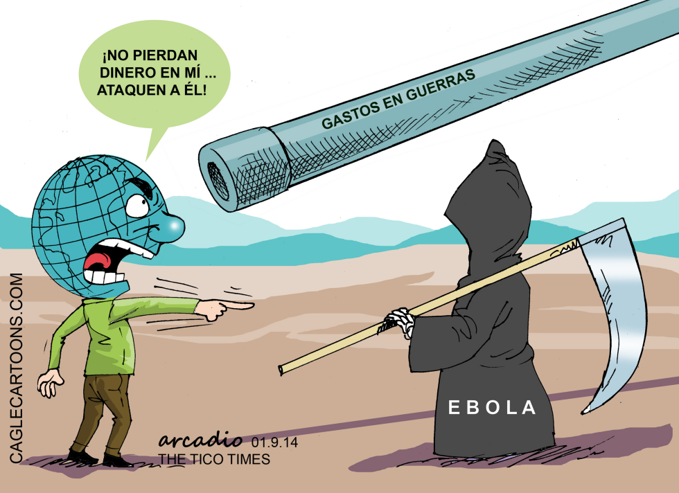 La guerra debe ser contra el Ebola