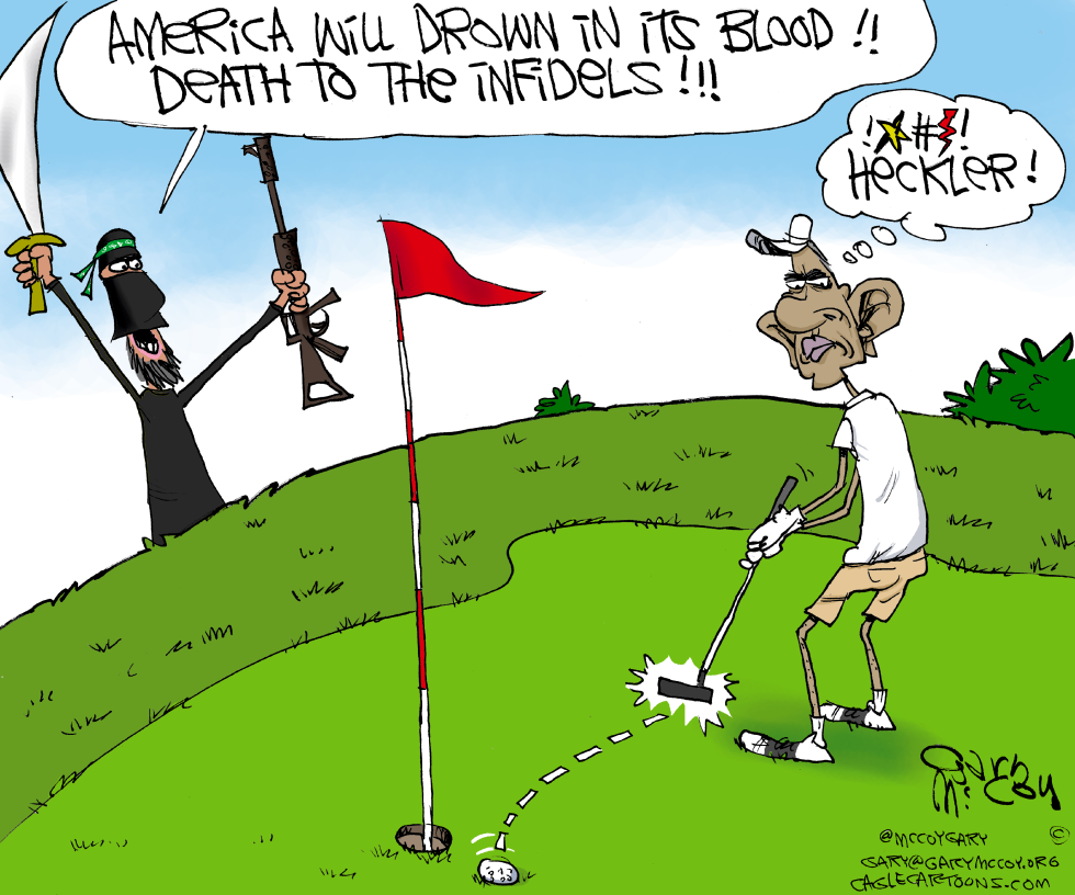 ISIS Heckles Obama COLOR