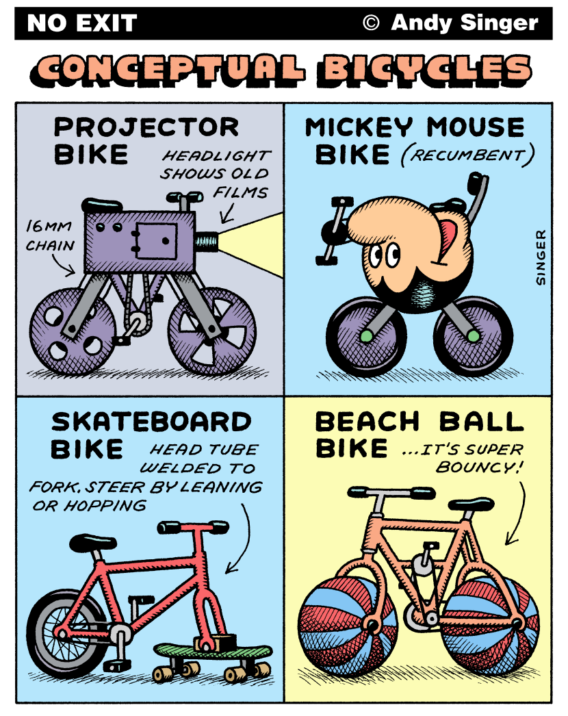 Conceptual Bicycles color version