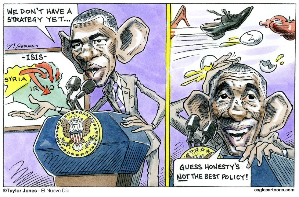 Obama strategizes - COLOR