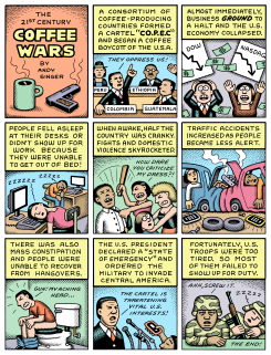 COFFEE WARS  VERSION by Andy Singer