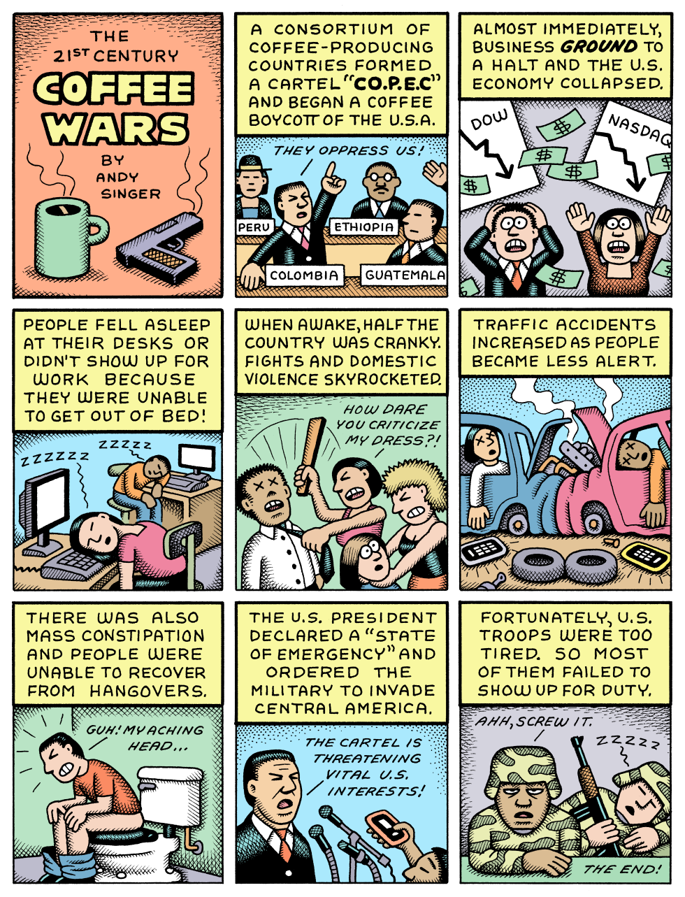 Coffee Wars Color Version