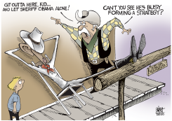 WAITING FOR A STRATEGY,  by Randy Bish