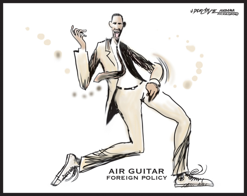 Obama Air Guitar