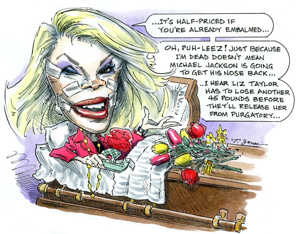  JOAN RIVERS 1933-2014  by Taylor Jones