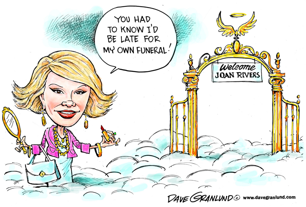  JOAN RIVERS TRIBUTE by Dave Granlund