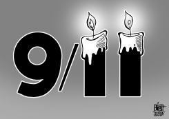 9-11, B/W by Randy Bish