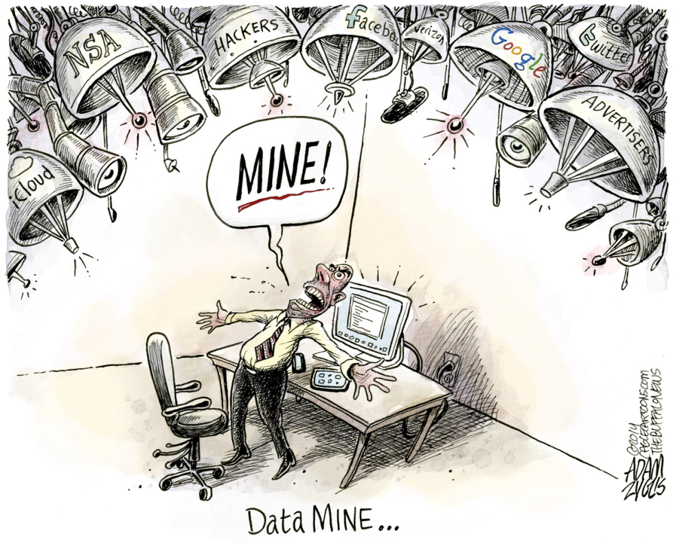  DIGITAL PRIVACY by Adam Zyglis