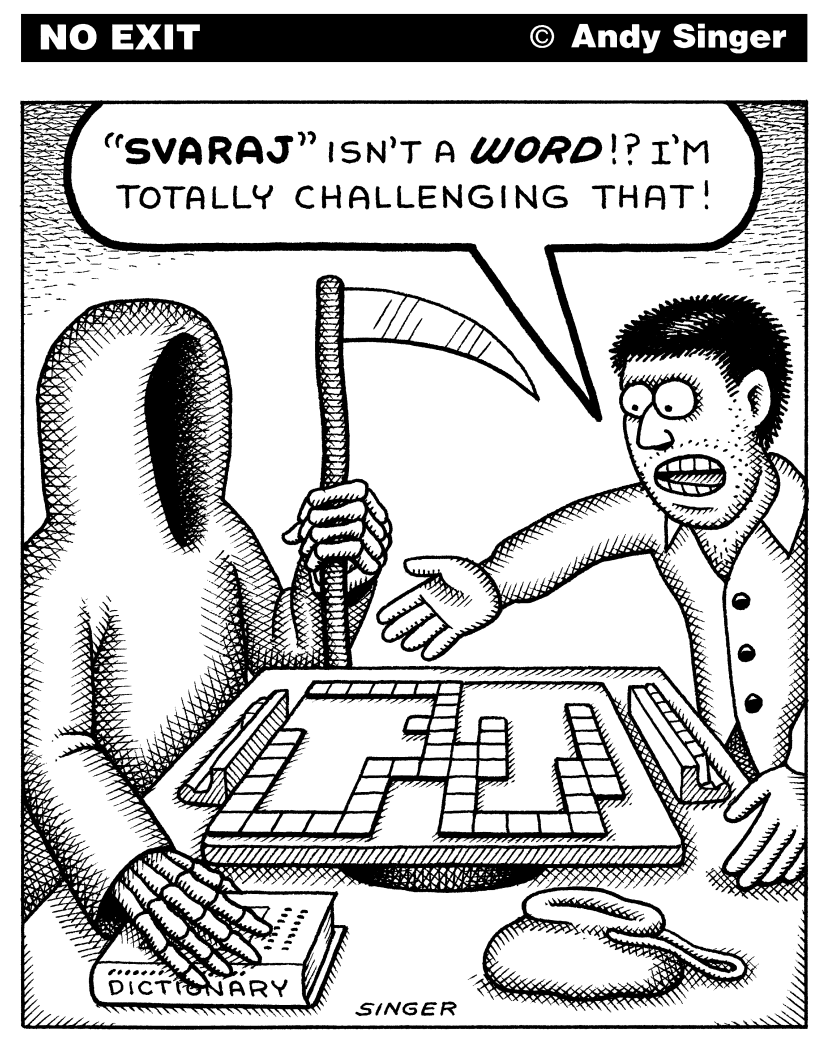 Playing Scrabble With Death