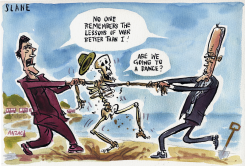 PRIME MINISTER IN GALLIPOLI TURKEY by Chris Slane
