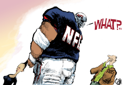 NFL  WHAT  by Cam Cardow