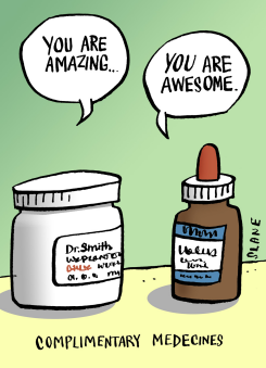 COMPLEMENTARY MEDECINES COMPLIMENT EACH OTHER by Chris Slane