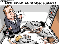 NFL ABUSER  by Steve Sack