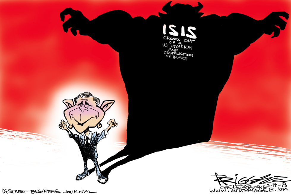Bush and ISIS COLOR