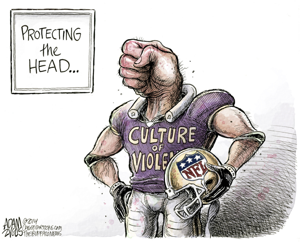  NFL CULTURE by Adam Zyglis