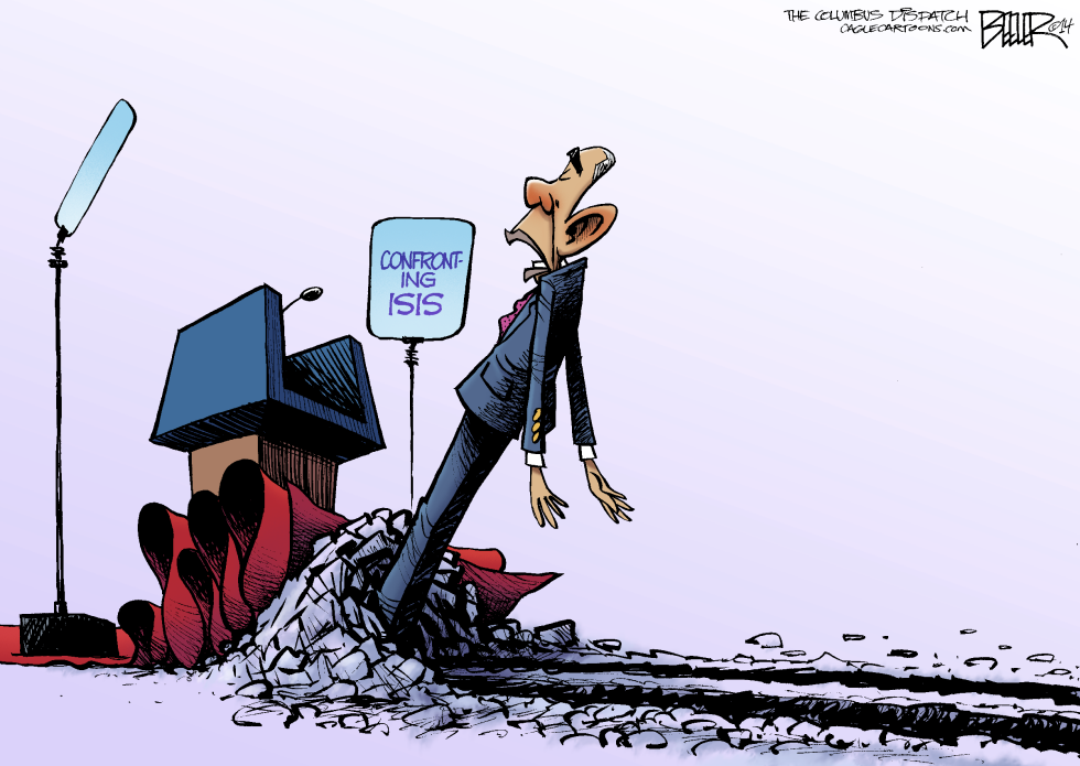  CONFRONTING ISIS by Nate Beeler