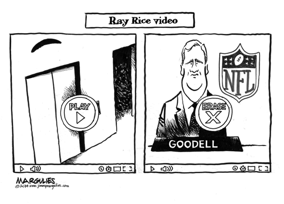 Goodell and the Ray Rice video