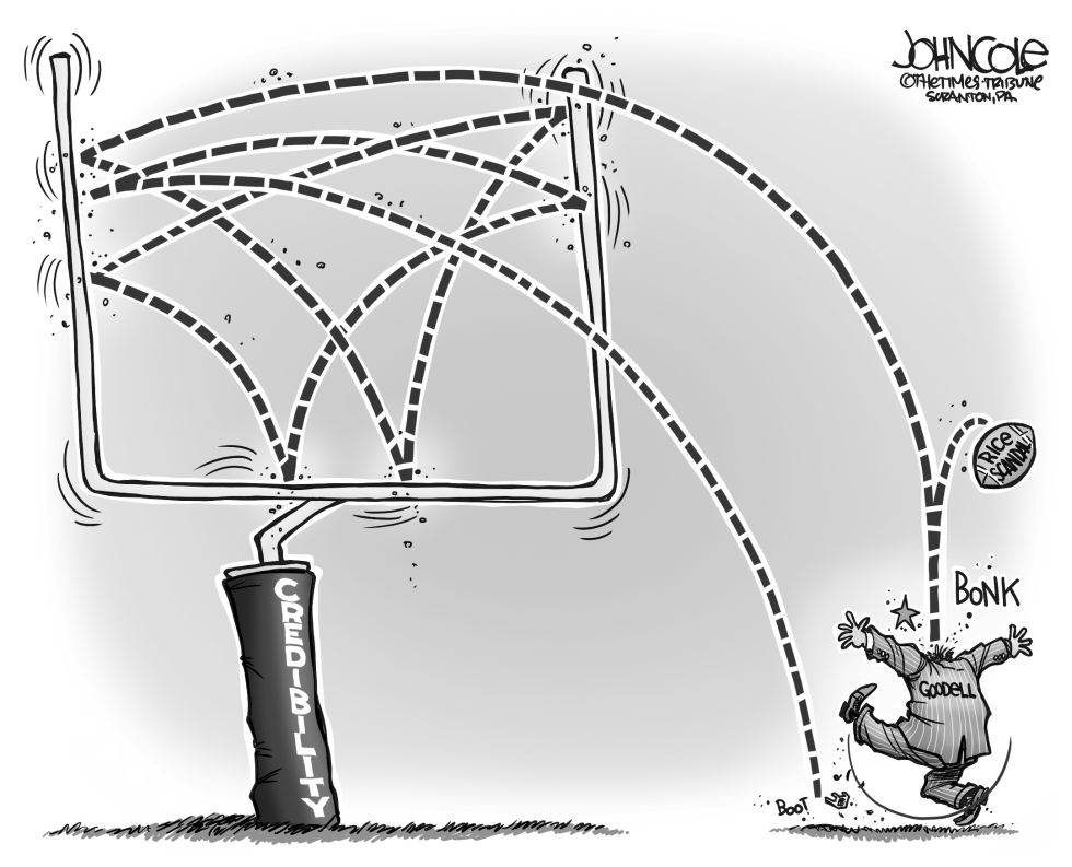Goodell field goal BW