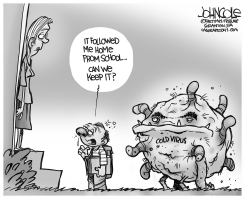 COLD VIRUS SEASON BW by John Cole