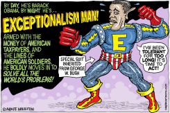 OBAMA EXCEPTIONALISM  by Monte Wolverton