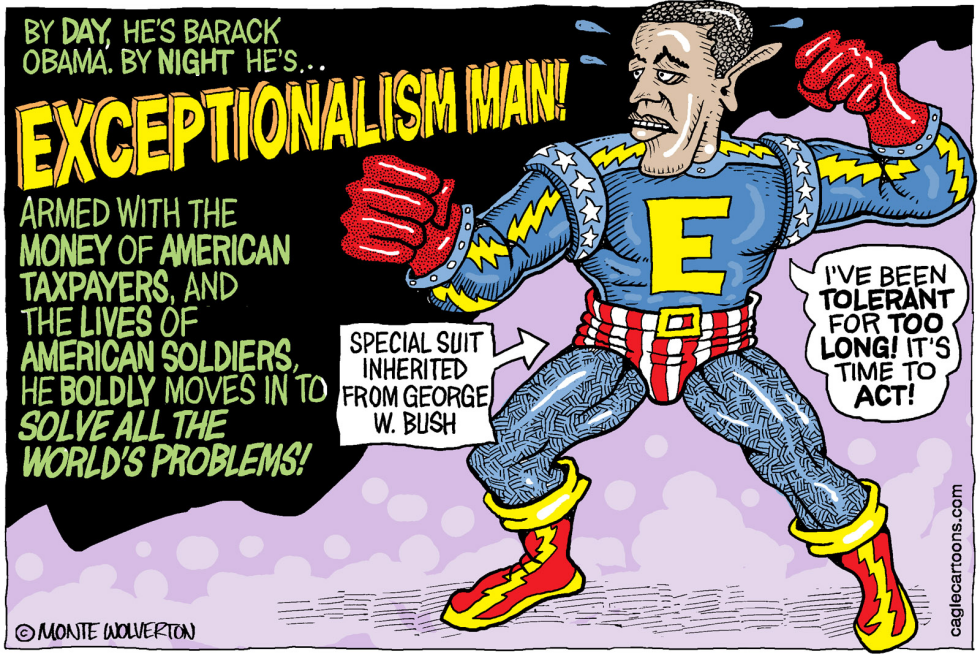  OBAMA EXCEPTIONALISM by Wolverton