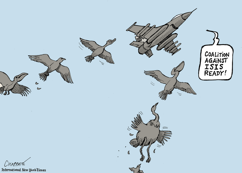  AMERICA AND ITS ALLIES by Patrick Chappatte