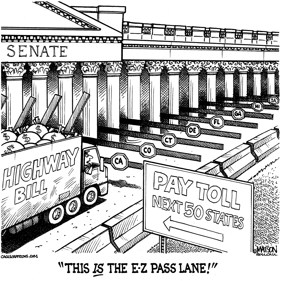 No E-Z Pass For Highway Bill