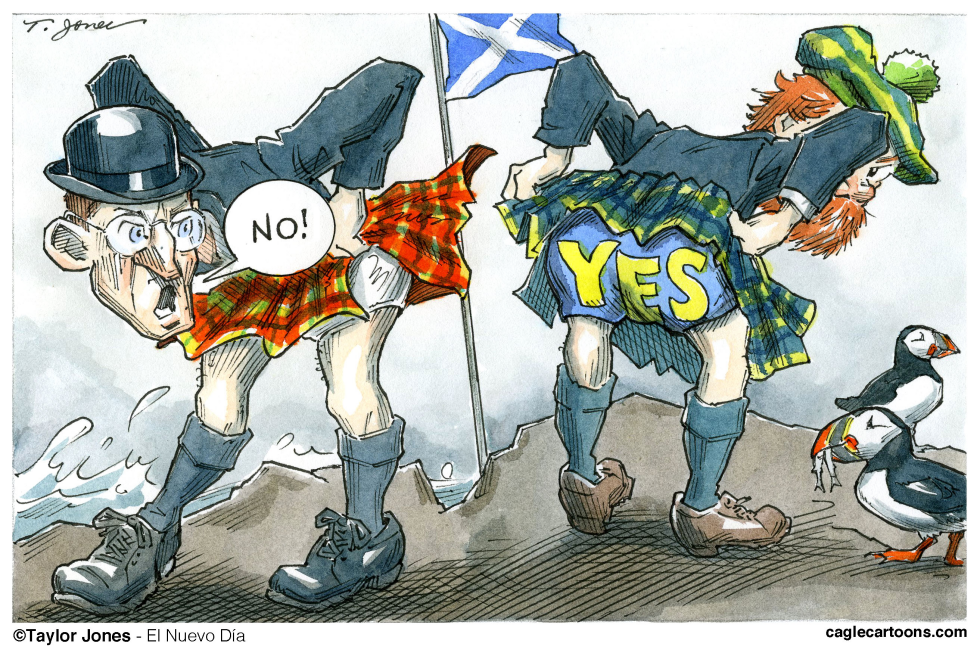 Scottish face-off - COLOR