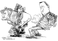 IF SCOTLAND VOTES TO SECEDE - WITH FART by Daryl Cagle