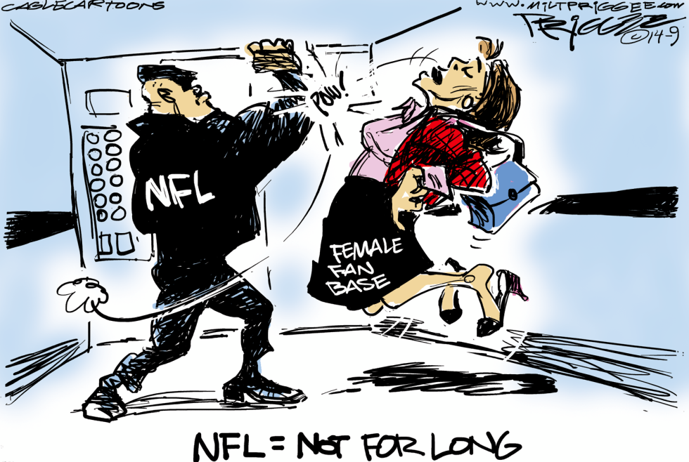  NFL by Milt Priggee