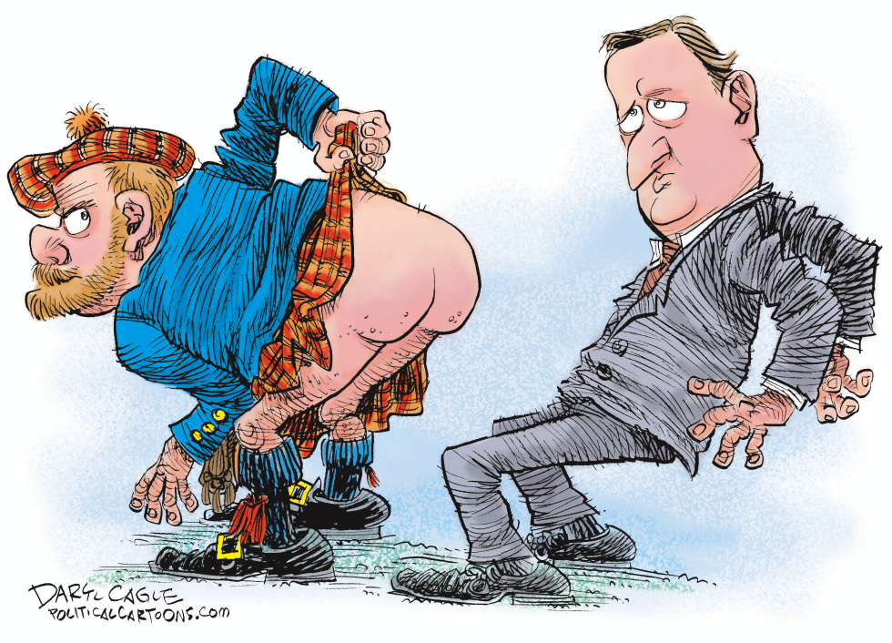  IF SCOTLAND VOTES TO SECEDE - NO FART by Daryl Cagle