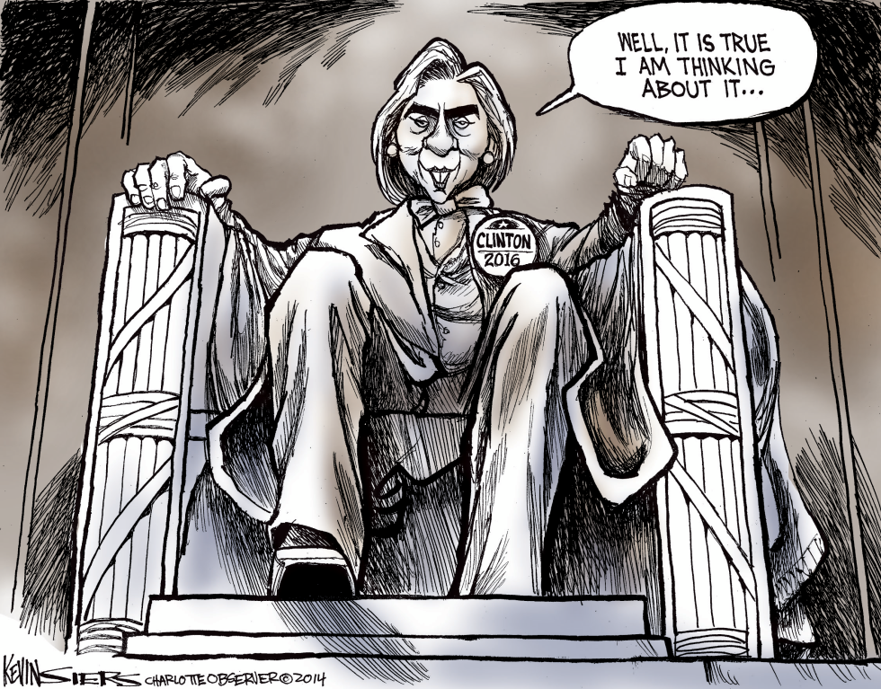  HILLARY CLINTON 2016 by Kevin Siers