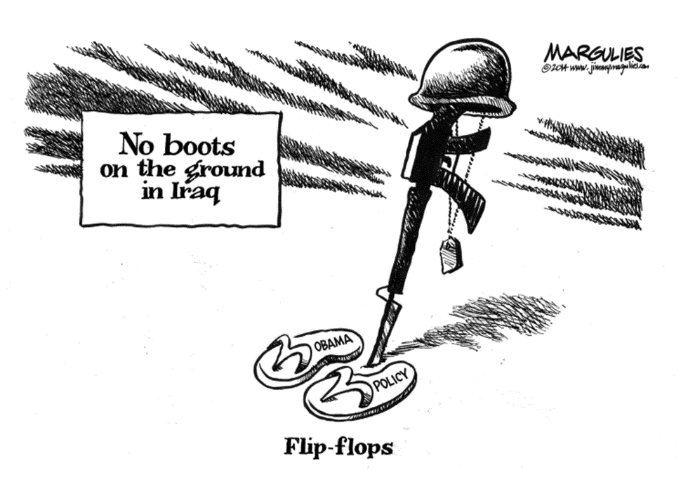 No boots on the ground in Iraq