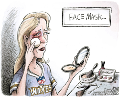 NFL WIVES  by Adam Zyglis