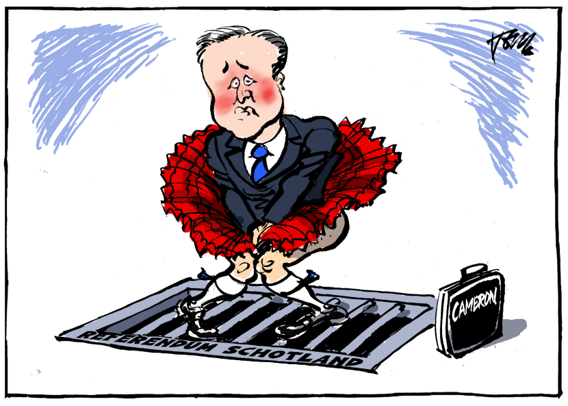 Cameron and referendum Scotland