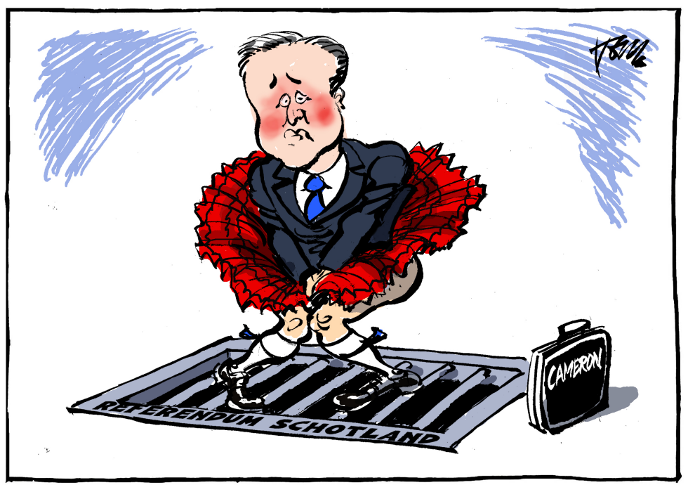 Cameron and referendum Scotland
