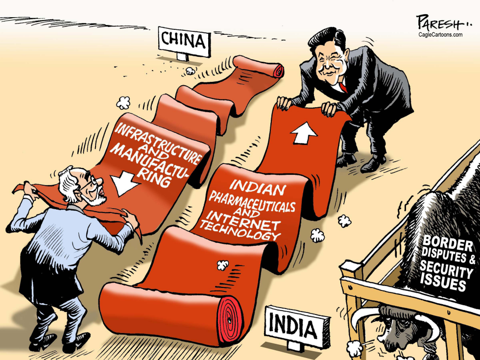 India and China COLOR