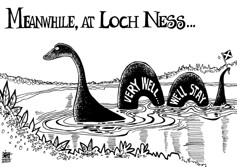 SCOTLAND'S DECISION, B/W